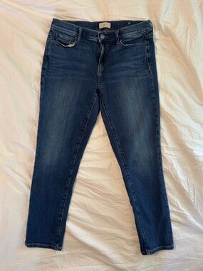 LOFT Dark Blue Skinny Jeans Size 4